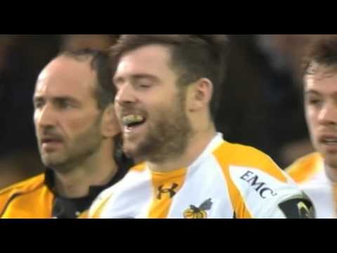 Elliott Daly Try Bath Rugby v Wasps