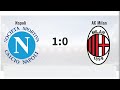 NAPOLI MILAN 1 0 SERIE A 1994 95 STUDIO SPORT Match Winner Massimo Agostini