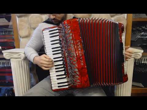 SCANAIRISMRD - Red Scandalli Air I S Piano Accordion LMMM 41 120 $4999