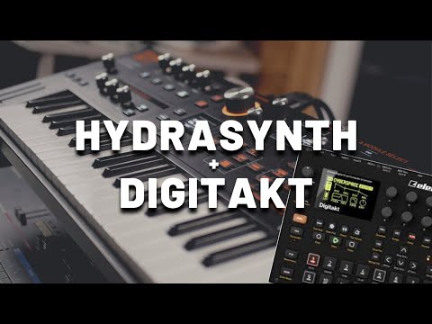 ASM Hydrasynth + Elektron Digitakt Jam | Deep Bass, Pads & Grooves (No Talking)