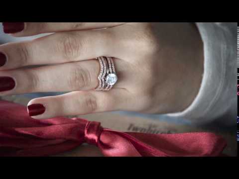 0.5 ct. Double Row Chevron Ring Guard - TwoBirch  TB-GUARD-0061-WG-H