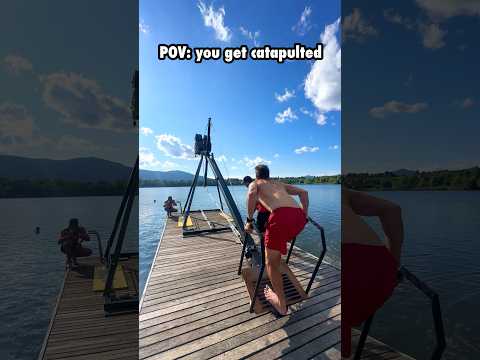 Human Catapult Launch POV! *60ft*