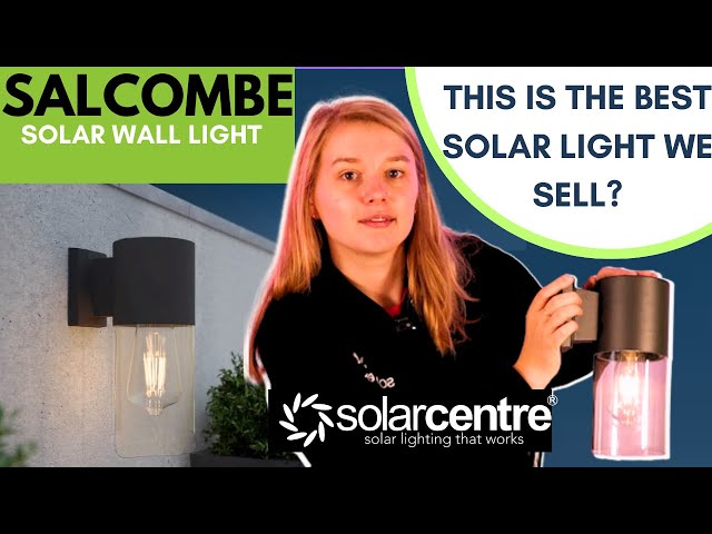 Salcombe Solar Wall Light