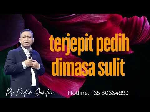 TERJEPIT PEDIH DIMASA SULIT  -   PETER GUNTUR