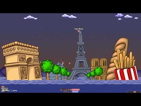 Worms Armageddon Mission #9 (Water Surprise) -- Completed in 1 minute, 56 seconds