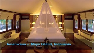 Luxury Posh Amanwana Moyo Island Resorts