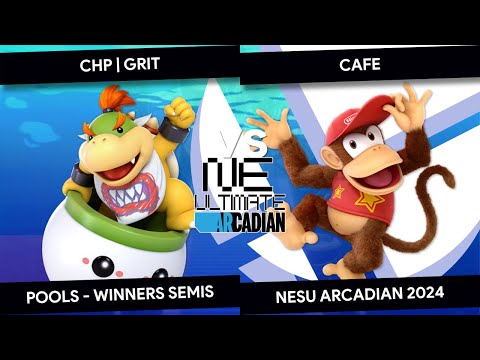 New England Ultimate Arcadian 2024 - CHP | GRIT (Bowser Jr) vs Cafe (Diddy) - Pools - Winners Semis