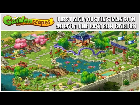 Gardenscapes: New Acres Gameplay Part 6 -  Restoring Area 8: The Eastern Garden
