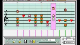 Mika - Lollipop, on Mario Paint Composer
