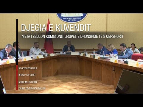 LIVE/ Edicioni informativ i orës 20:00 - 18 shtator 2019