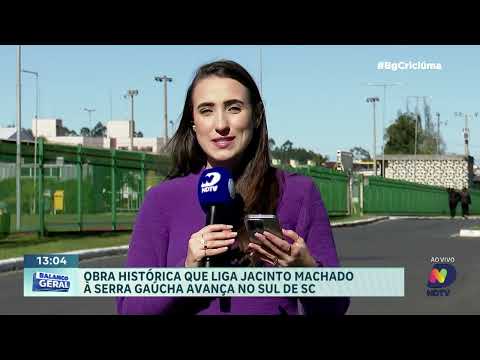Nova estrada que liga Jacinto Machado à Serra Gaúcha ganha forma