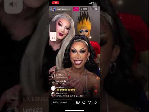 Marina Summers, La Grande Dame, Choriza May, Gothy Kendoll, and Hannah Conda IG Live - April 28 2024
