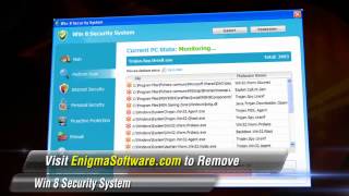 Watch how Win 8 Security System infects computer