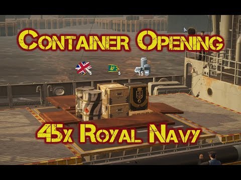 Container Obening - 45x Royal Navy / World of Warships