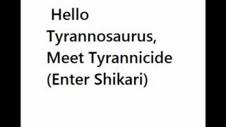 10 - Hello Tyrannosaurus, Meet Tyrannicide - Enter Shikari