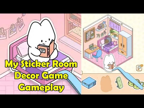 My Sticker Room - Decor Game Gameplay - YouTube