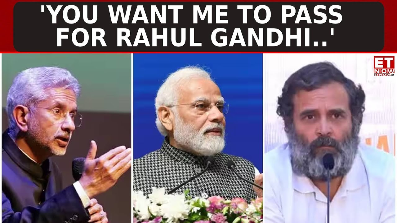 You want me to pass for Rahul Gandhi..: Jaishankar’s Rapid-Fire Session on PM Modi & Gandhi Viral