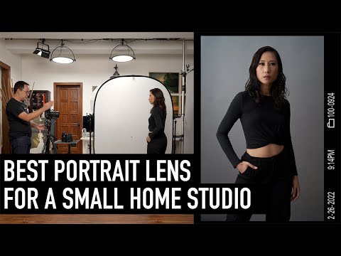 My Favorite Prime Lenses for PORTRAIT Photography in my Small Home Studio