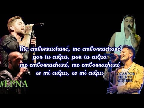 La Konga Ft. Brian Lanzelotta - Me Emborracharé - letra | LOCAS POR NELSON AGUIRRE