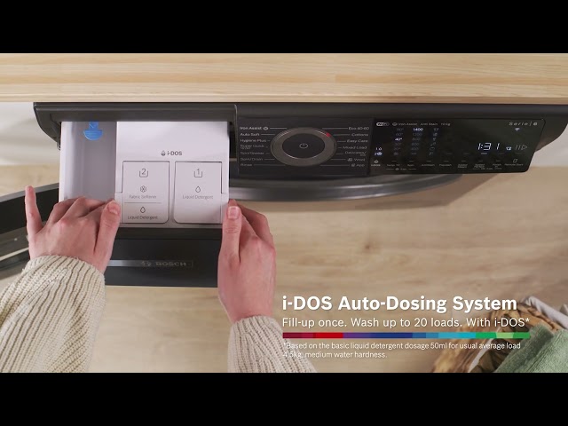 Bosch Series 6 10kg 1400rpm Washing Machine - Graphite - Wi-Fi Connected A-Rated i-DOS