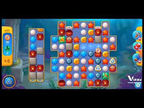 Fishdom. 9611 level no boosters and diamonds. 13 moves