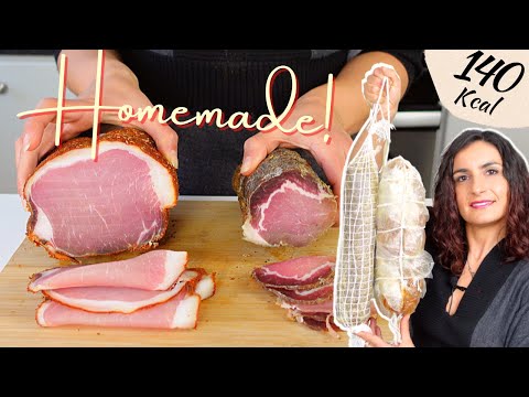 How to make homemade dry cured capocollo / capicola / coppa / lonza. Authentic Italian recipe.