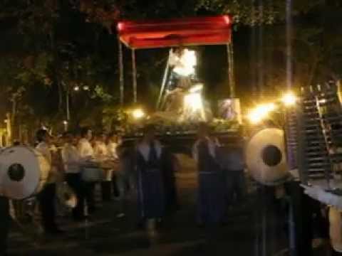 Procesión del NAZARENO entrando al templo. SEMANA SANTA 2012 Guaimaral (parte 3)