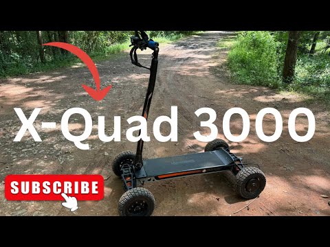 The X-Quad 3000 4-wheel scooter is it good? #travel #cycleboard #x-quad3000 #scooter #review #fyp