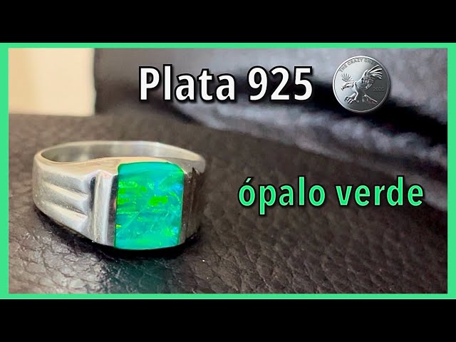 Vídeo relacionado con GAUEIOUR Anillo de Plata Aragorn Barahir Clásico Anillos de Piedra Verde para Hombres, Joyería de Decoración de Gemas Novela Doble Serpiente Enrollada Accesorios de Moda Elfo Terran (Talla 7)