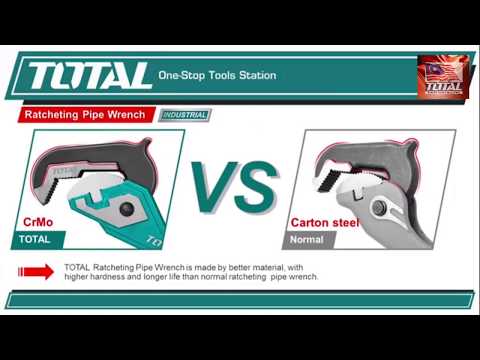 Features & Uses of Total Ratcheting Pipe Wrench 14”