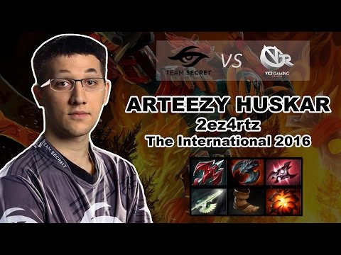 Dota 2 Arteezy The Amazing Huskar - Secret vs VG.R - Full Gameplay - TI6
