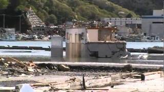 preview picture of video '東日本大震災(東北地方太平洋沖地震)から60日後の女川町|May10_2011'