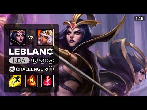 Chovy Leblanc vs Qiyana Mid - KR Challenger - Patch 12.8 Season 12