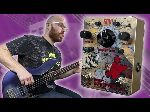 The ULTIMATE Fuzz Pedal??? - KMA Machines CHIEF DISRUPTOR [Bass Demo]