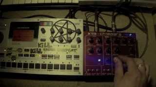 Video thumbnail for X1L3 - Chimaera red - audio destruction unit + machinedrum by X1L3