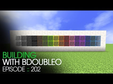 Minecraft Building with BdoubleO - Episode 202 - Stained Glass!