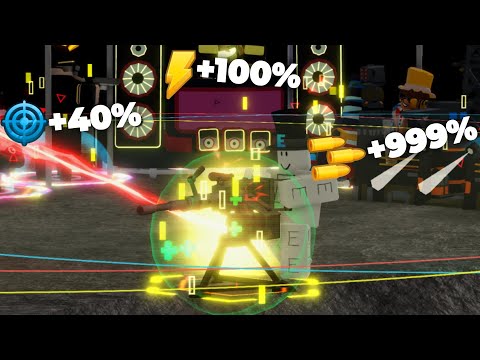 I used EVERY BUFF on one tower, it was unreal.