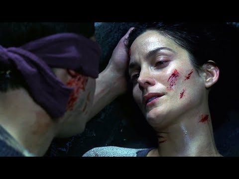トリニティが死ぬ｜映画「マトリックス・レボリューションズ」【オープンマテ (Trinity dies | The Matrix Revolutions [Open Matte])