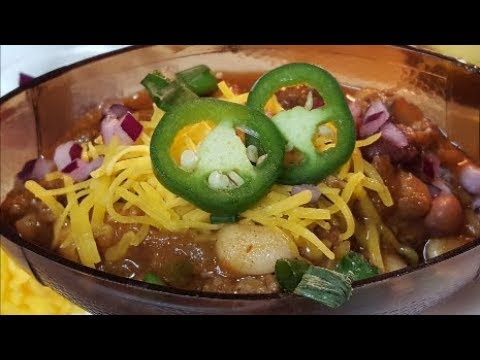 CROCK POT 15 BEAN BEEF CHILI