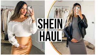 SHEIN WINTER/FALL HAUL! pregnant outfits :) 🤰🏽🤎