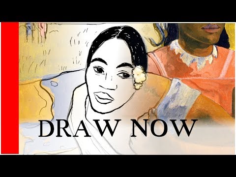 DRAW GAUGUIN + Free How to draw step by step PDF Nafea faa ipoipo in description
