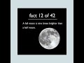 # full moon vs half moon# bright# moon# facts# shorts# series # knowledge # universal # informative