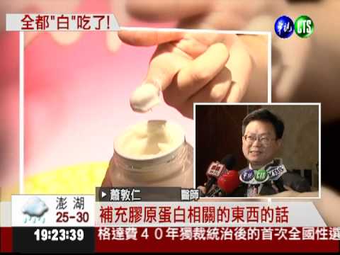 膠原蛋白助回春 吃的擦的沒用!