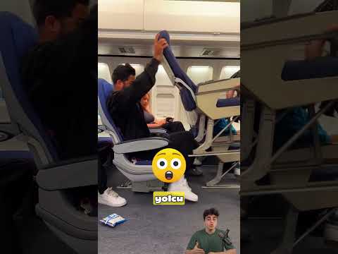Uçaktaki zorba yolcu! ✈️😠