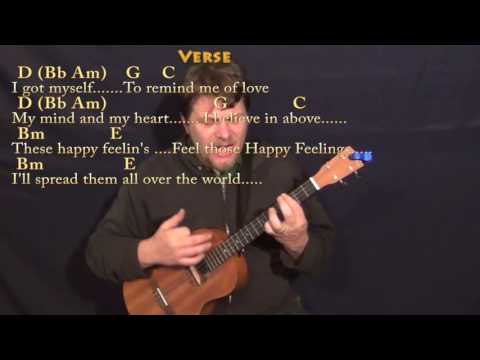 Happy Feelings (MAZE) Bariuke Cover Lesson with Chords/Lyrics