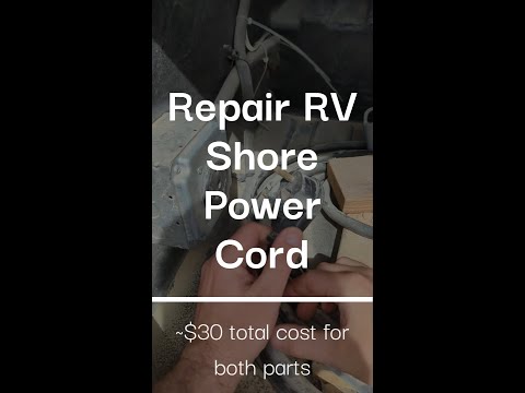 RV Shore Power Cord Repair - DIY #rvlife #rvdiy #rvrepair