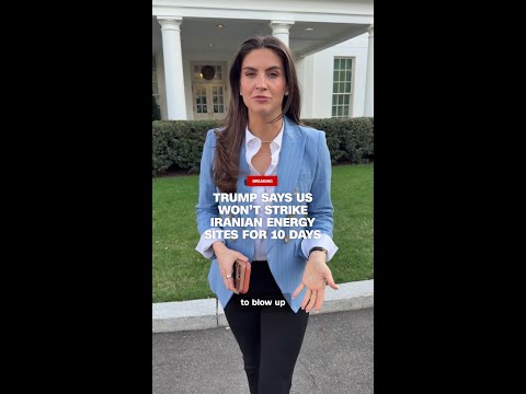 Trump says US won’t strike Iranian energy sites for 10 days