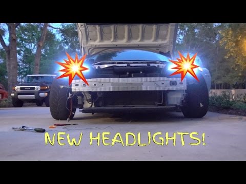 FREE DECALS! | Spec D Tuning Headlight Install