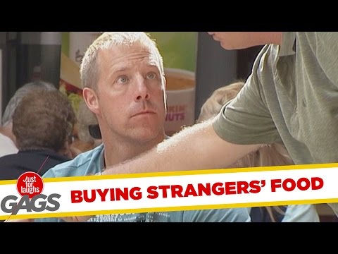 This Guy Pranks People by Buying Their Food - Hilarious!