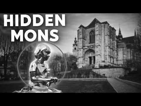 Travel in Europe | Mons, Belgium | 4K walking tour in black and white #mons #belgium #europe #trip
